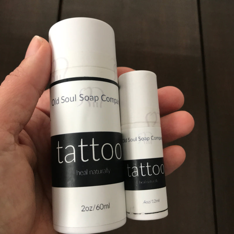 canadian made natural tattoo balm in compostable tube