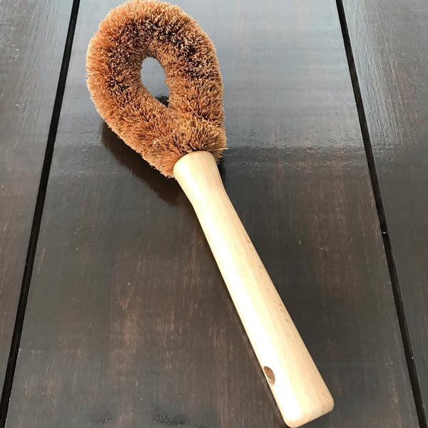 buy eco wood handled natural fibre dish and toilet brush in canada