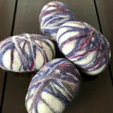 oval lavender soap hand felted in canada