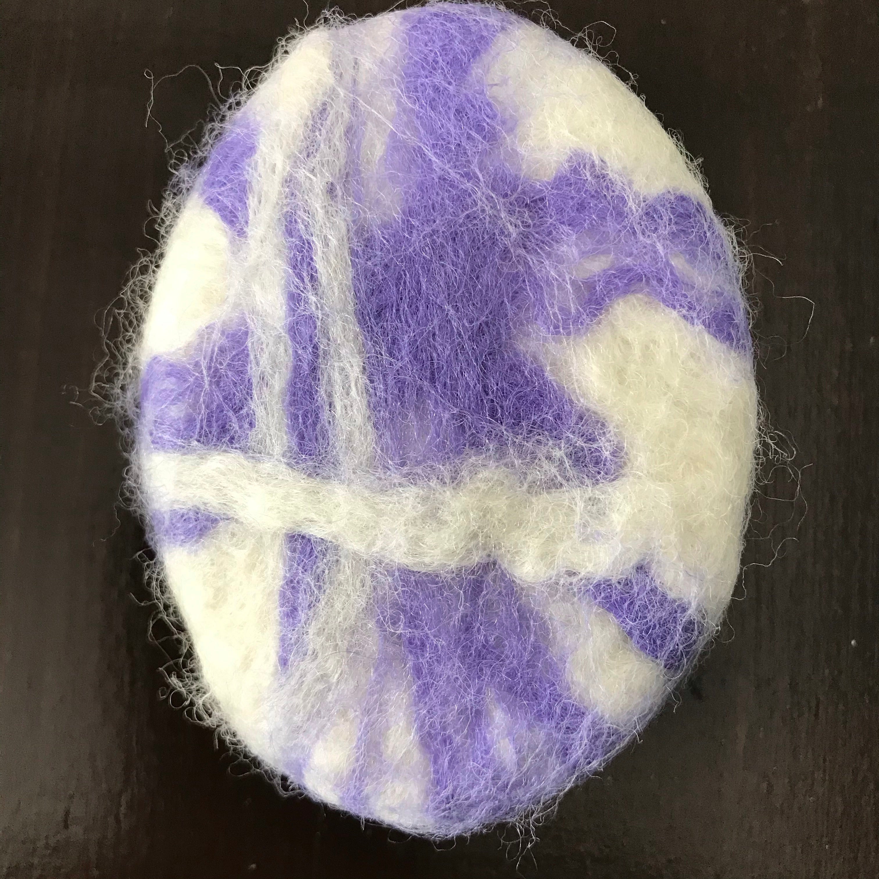 Lavender Lilac Felted Soap