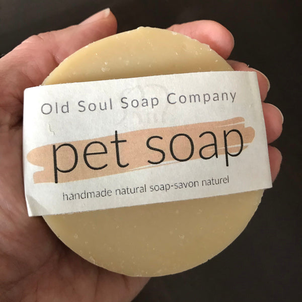 canadian made natural pet soap with neem oil to help repel fleas and ticks