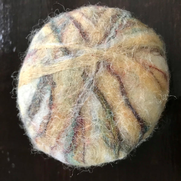 felted cedarwood citrus natural round vegan beer soap made in canada