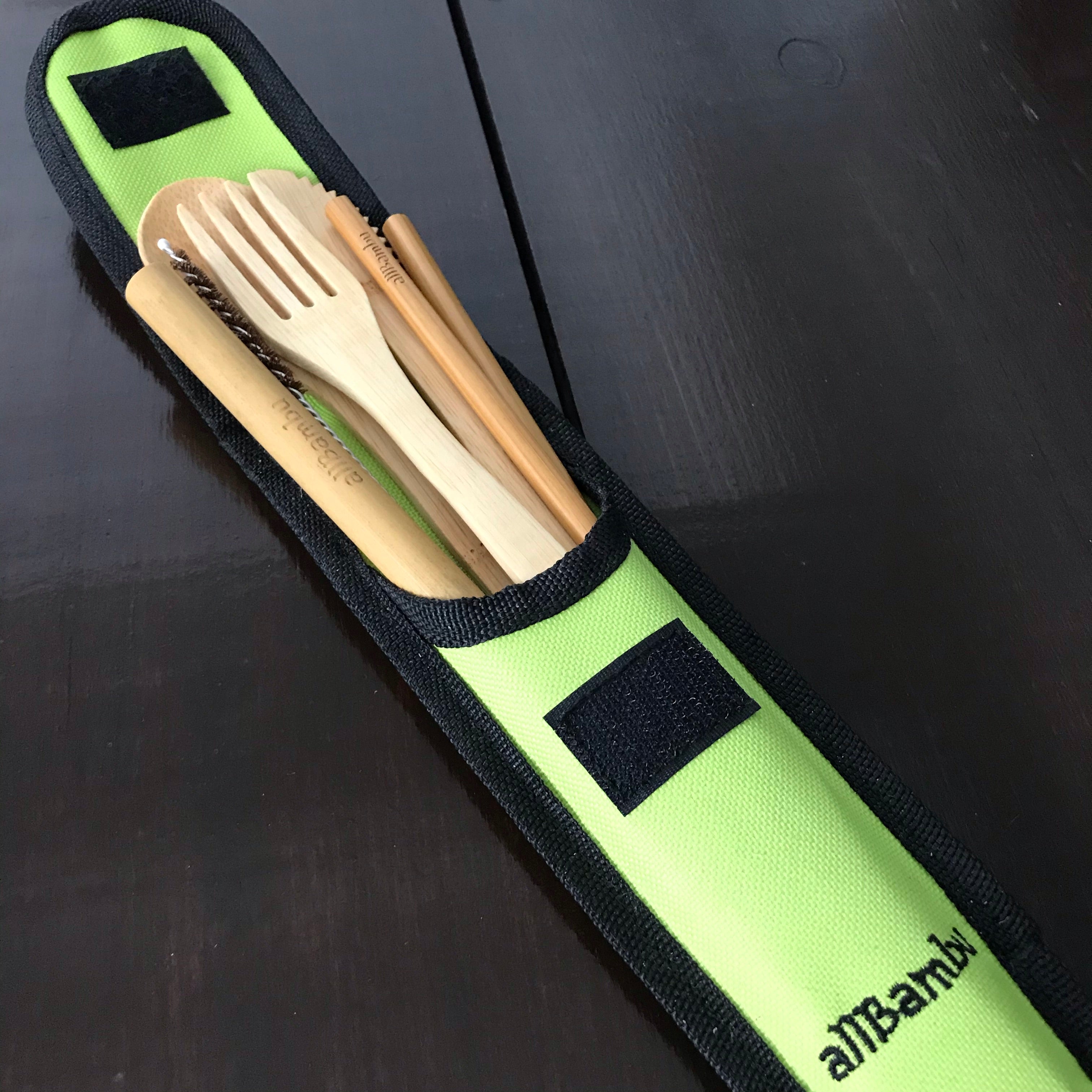 Bamboo Travel Cutlery Sets