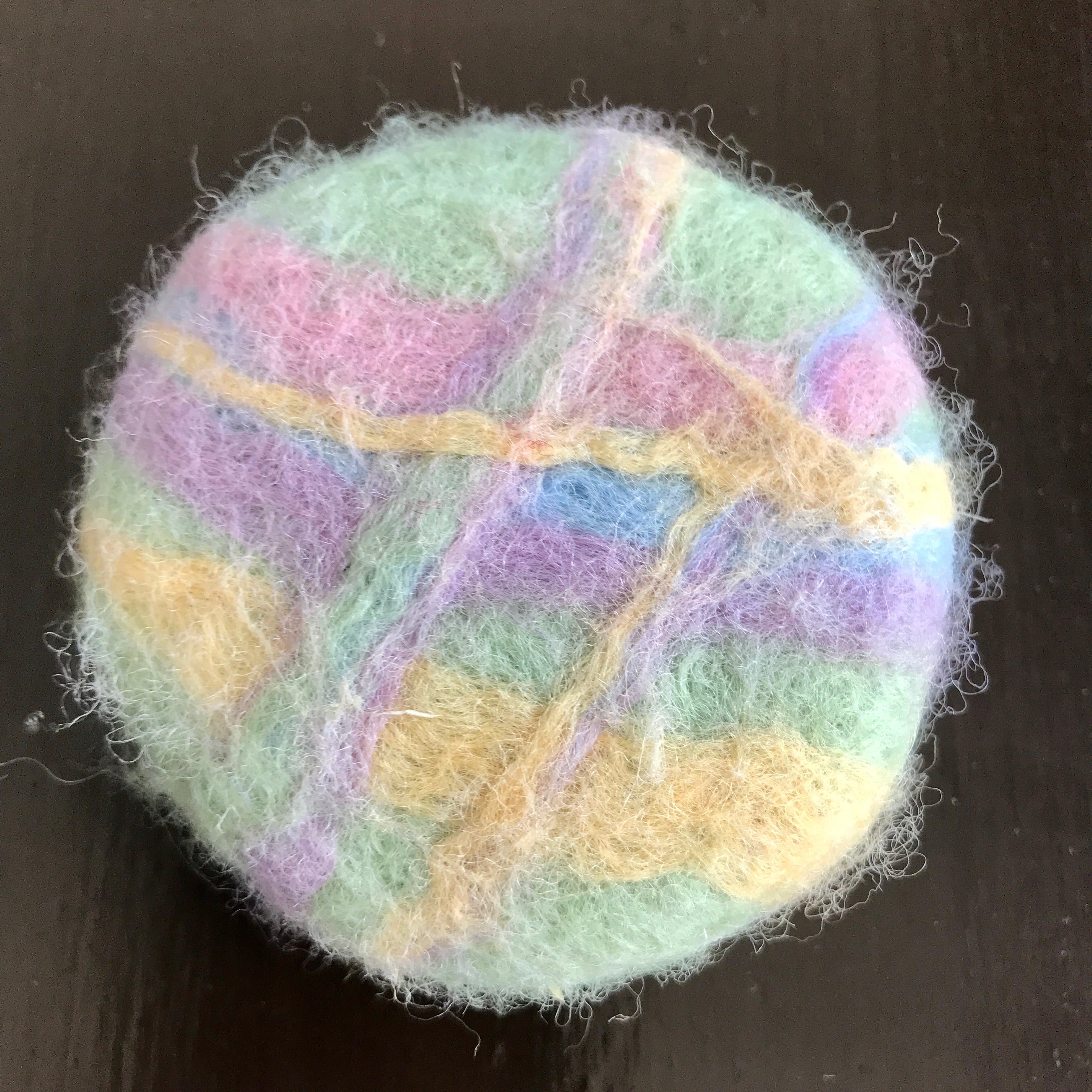 canadian made hand felted lavender chamomile soap