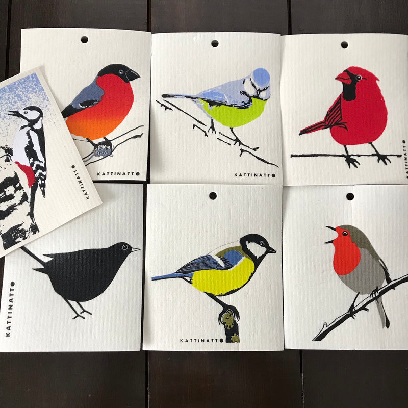 buy bird themed kattinatt swedish dishcloths in canada