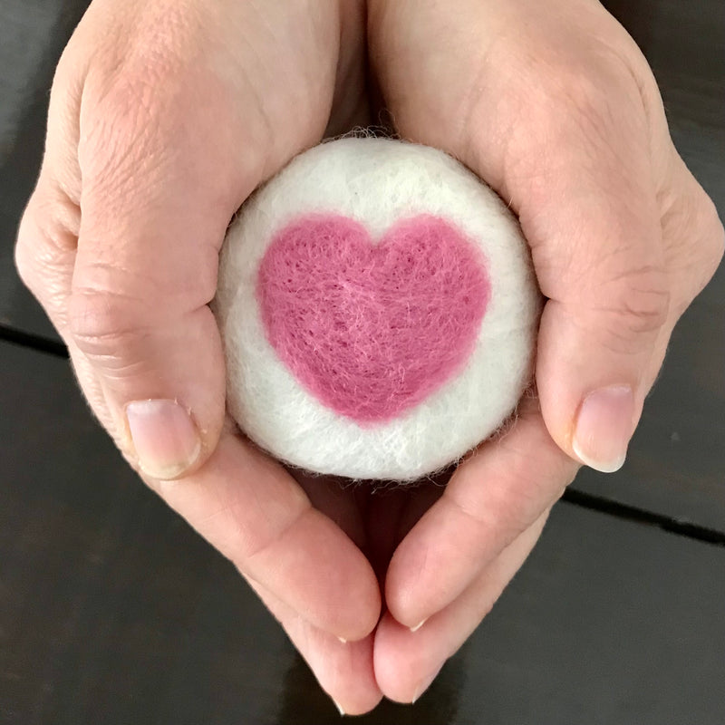 Heart Felted Soap