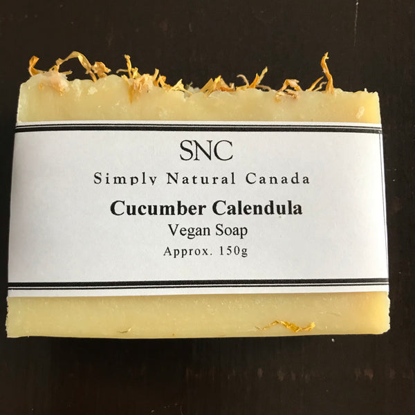 Cucumber Calendula Vegan Soap