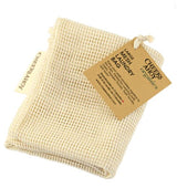 Large organic cotton mesh laundry bag 17"x 14" made in Canada by Cheeks Ahoy