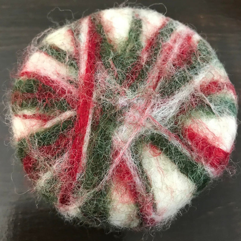 Felted Christmas Soap