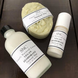 simply natural canada patchouli mint vegan soap and refillable deodorant collection