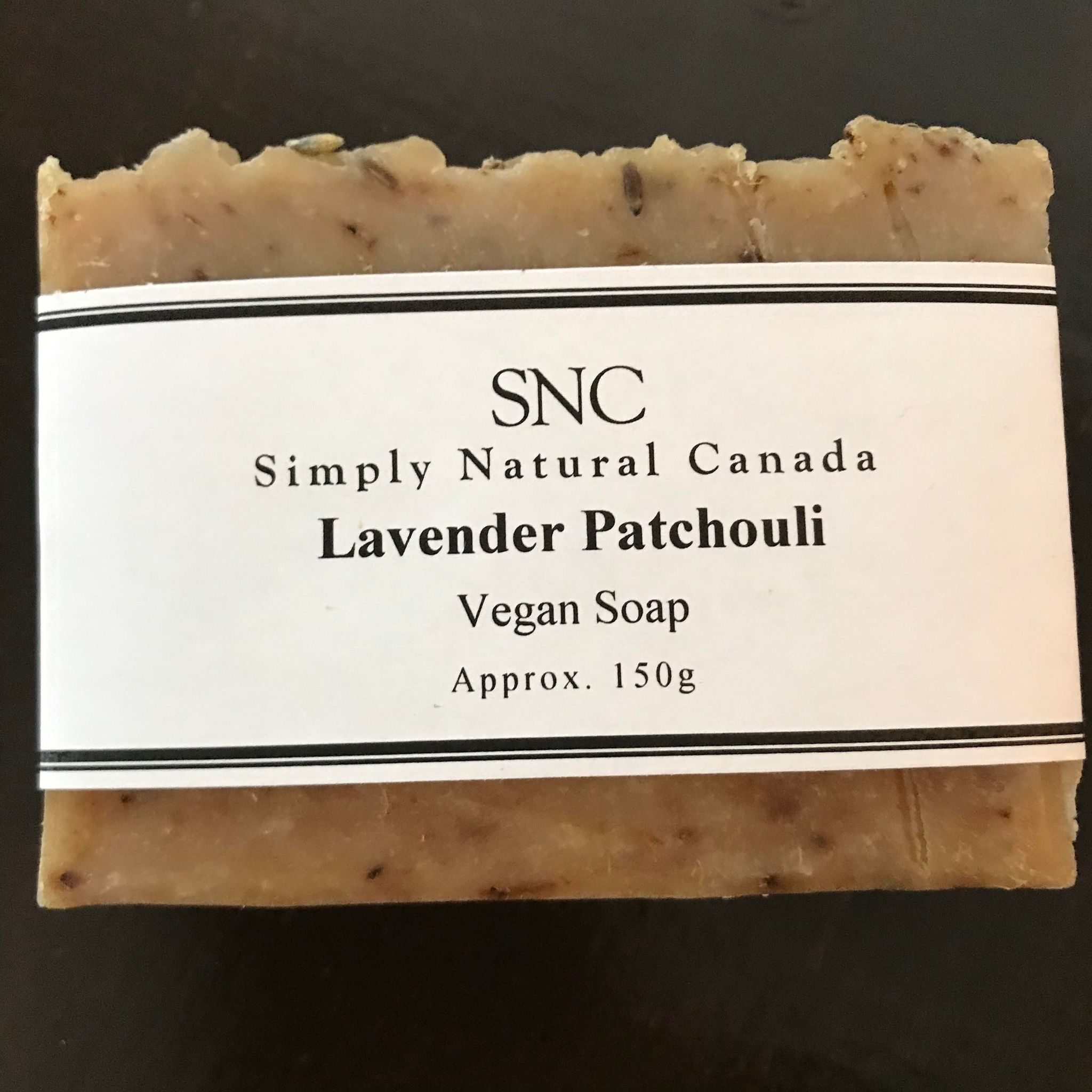  lavender patchouli natural vegan rectangular artisan soap lightly scented with essential oils made in canada by simply natural canada