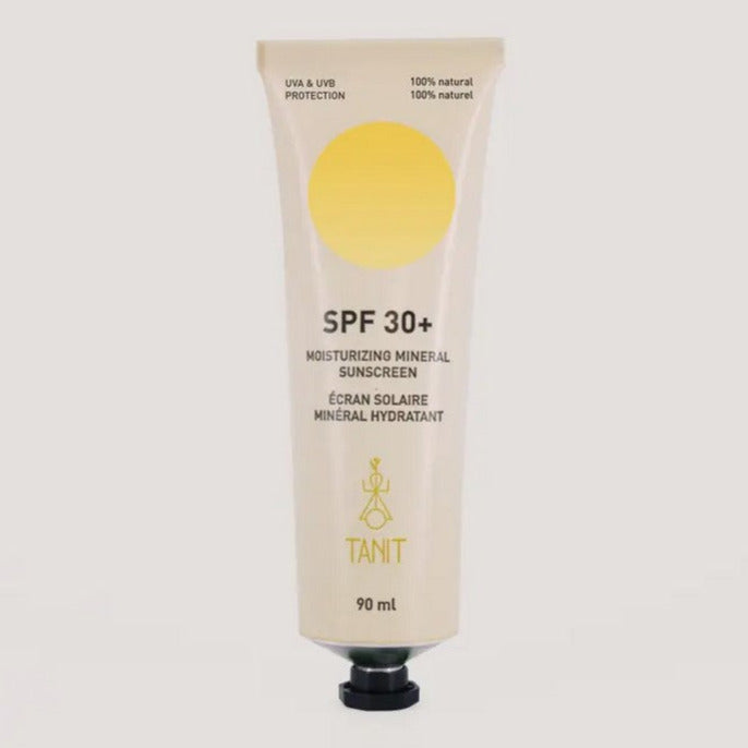 The mineral suncreen made in Canada is packaged in an eco-friendly 90 ml aluminum tube that is fully recyclable to help the fight against dangerous levels of plastics in our soil, air, and water