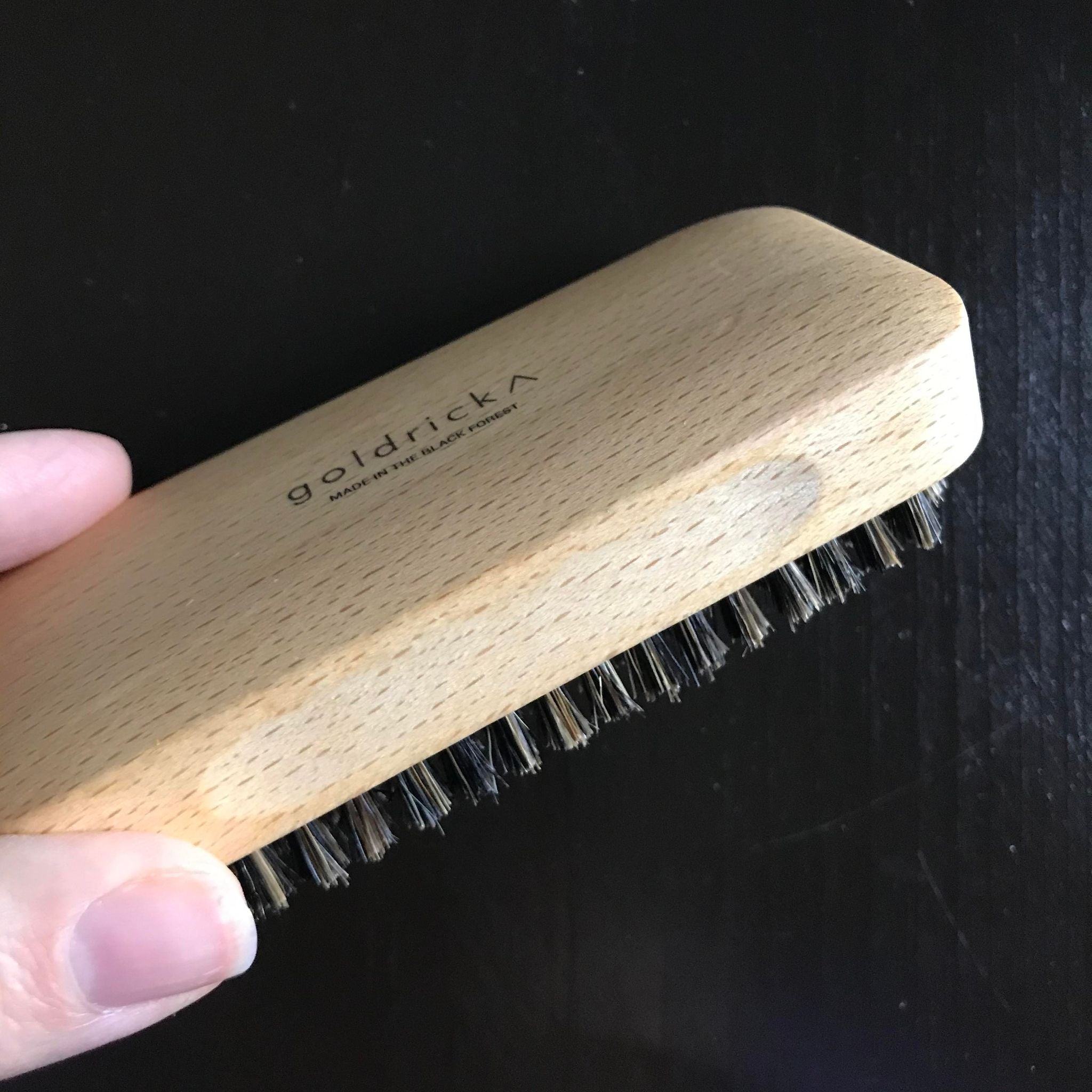 natural bristle wooden nail brush made in germany